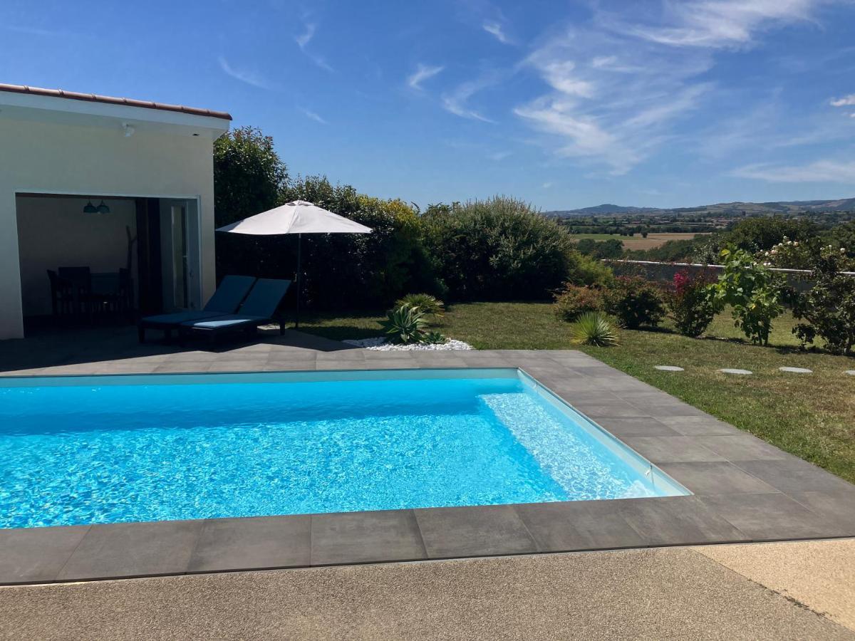 Gite Bambou Avec Piscine Saint-Andeol-le-Chateau Exterior photo